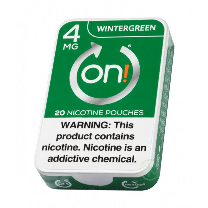 WINTERGREEN - ON! NICOTINE POUCHES ON!