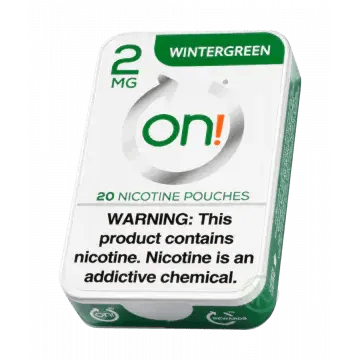 WINTERGREEN - ON! NICOTINE POUCHES ON!