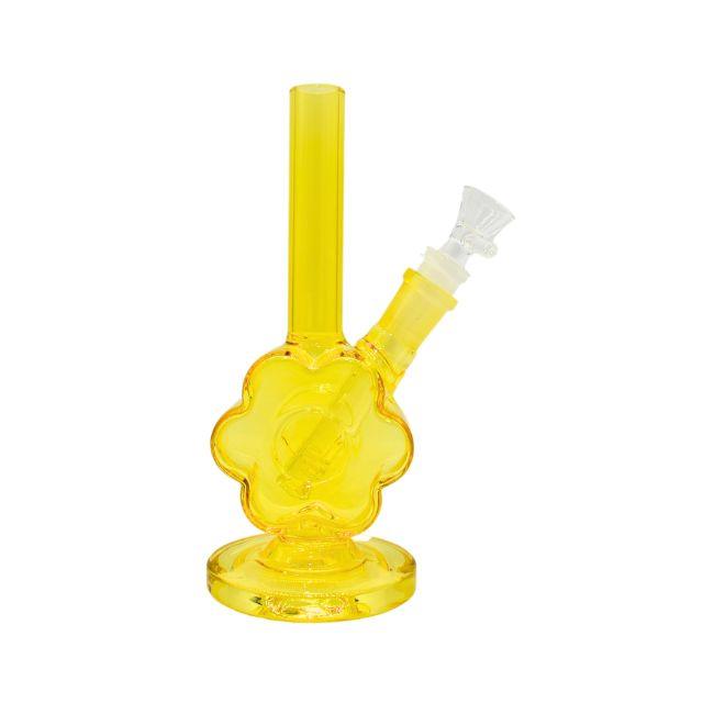 8''  Donut Color Tube Premium Glass Water Pipe