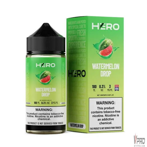 Watermelon Drop - Hero E-liquid 100mL Hero Vape Juice
