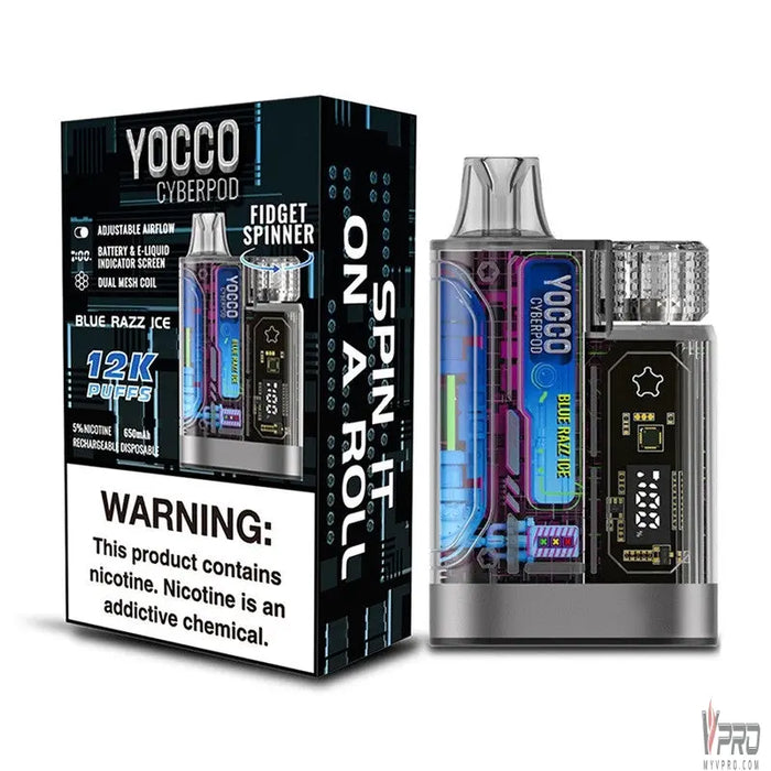 YOCCO Cyberpod 12000 Puffs Nic Salt Rechargeable Disposable Aspire
