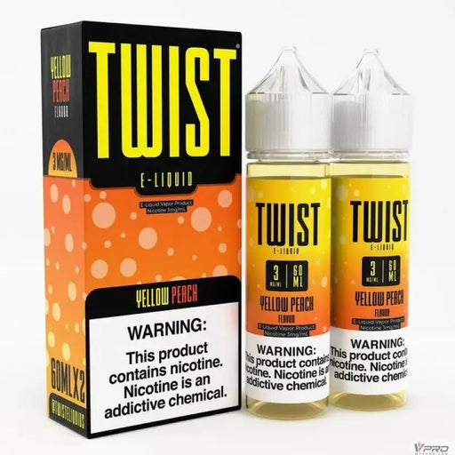 Yellow Peach - Twist E-liquid 120mL Twist E-Liquids