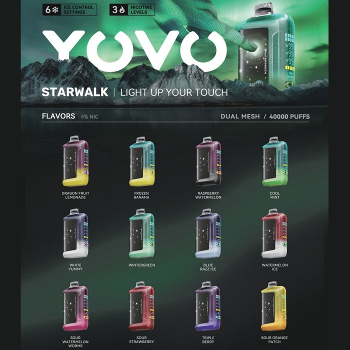 Yovo Starwalk 40K Puffs Disposable