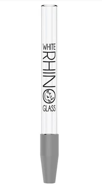 White Rhino Quartz Dab Glass Straw