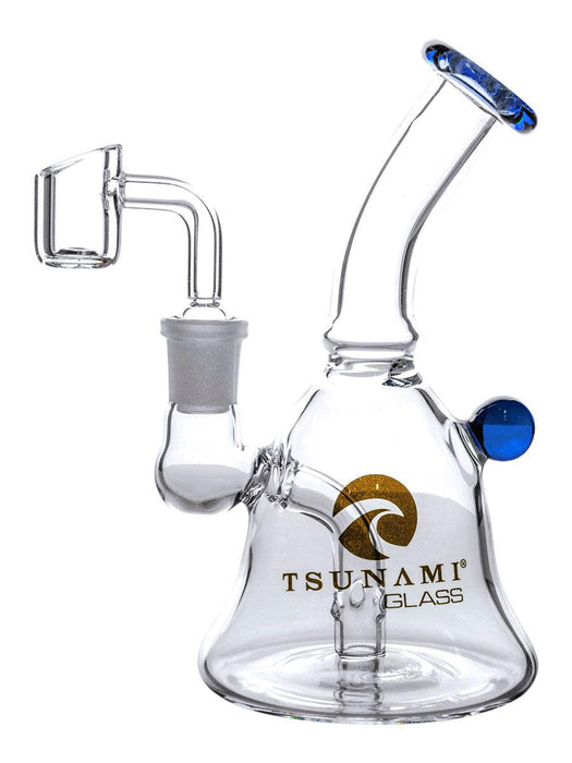 Tsunami Glass Water Pipe Rig Mini Micro - 6 Inches - 177 Grams