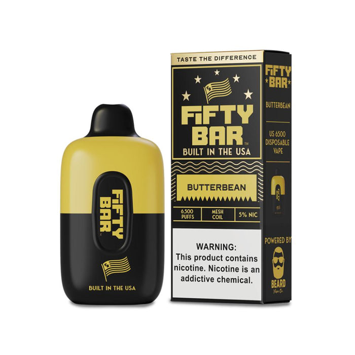 Fifty Bar Black Series 6500 Puffs Disposable - MyVpro