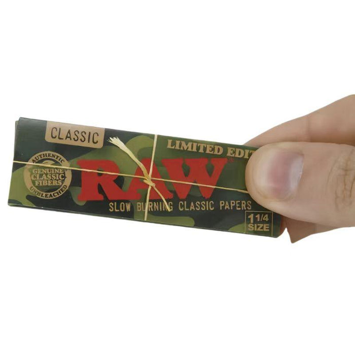 RAW Camo 1 1/4 Size Rolling Papers - Limited Edition