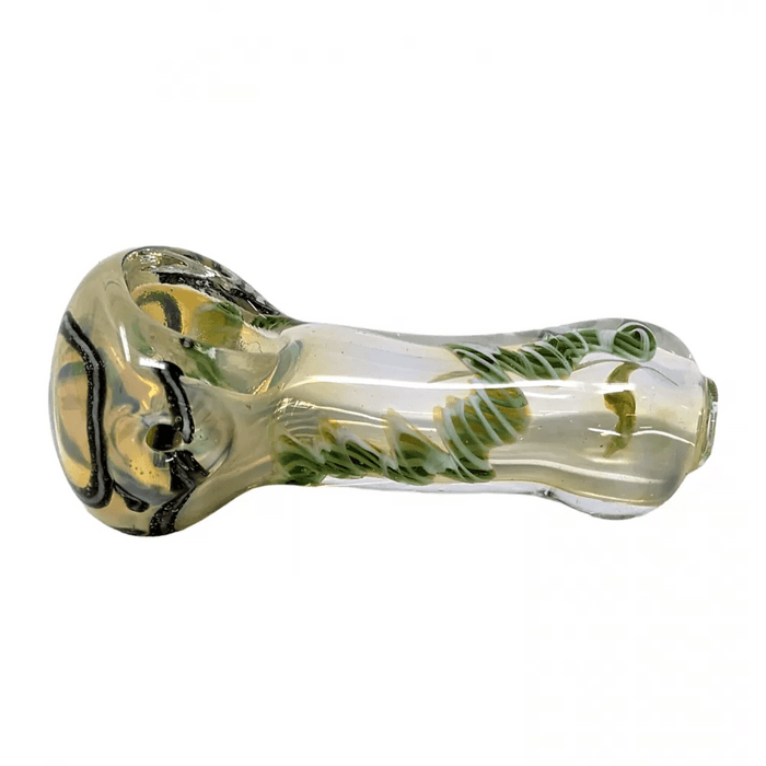 2.5" Silver Fumed Twisted Art Hand Pipe - Pack of 2