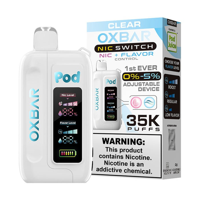 Pod Juice x OXBAR Nic Switch 35K Puffs Disposable