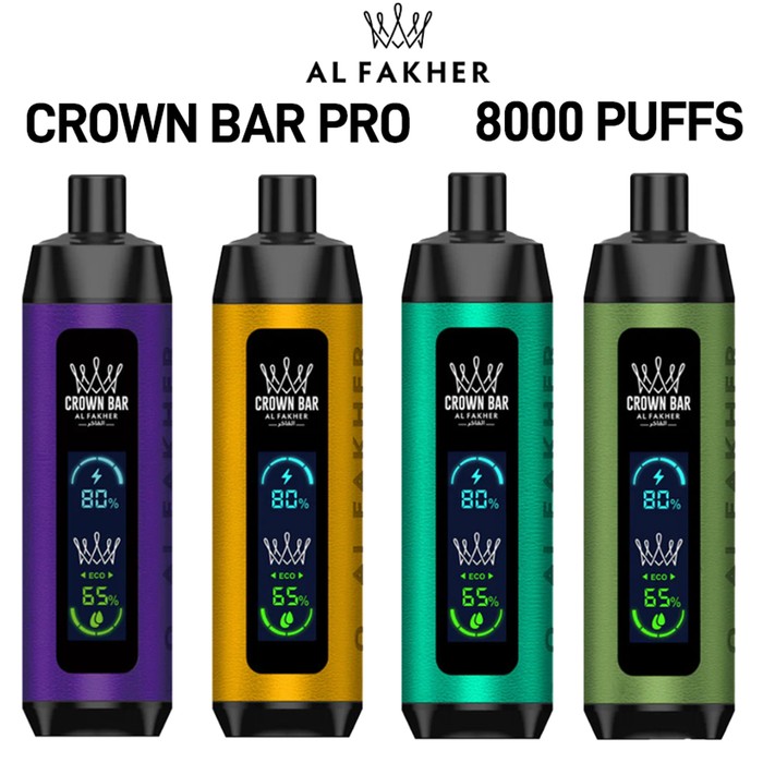 Al Fakher Crown Bar Pro 8K Puffs Disposable