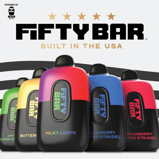 Fifty Bar Black Series 6500 Puffs Disposable - MyVpro