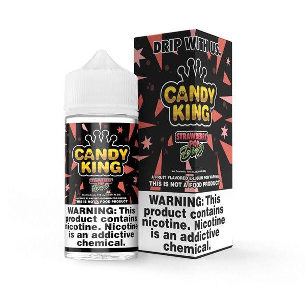 Strawberry Pop Drops - Candy King 100ml