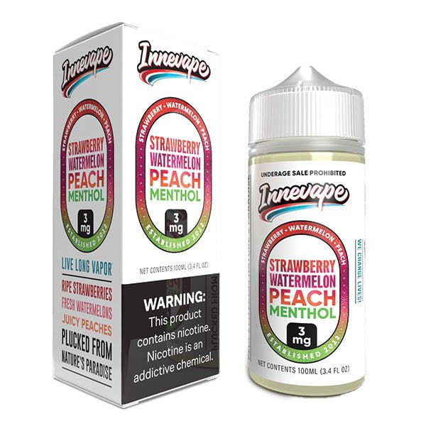 Strawberry Watermelon Peach Menthol - Innevape E-liquid 100mL　