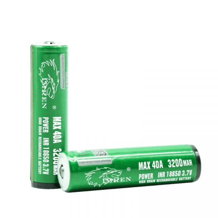IMREN 18650 3200mAh 40A Rechargeable Battery