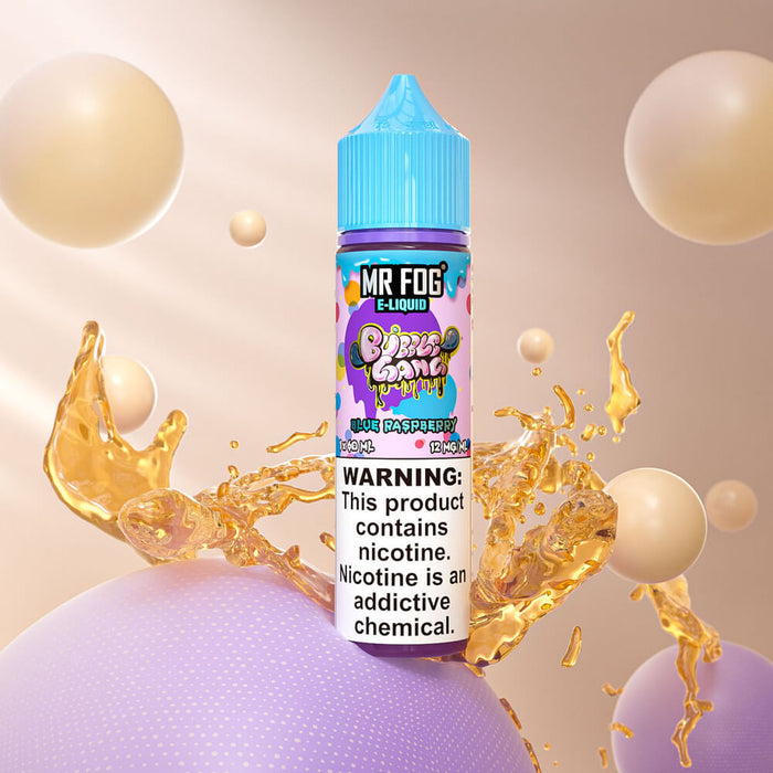 Blue Raspberry (Bubble Gang) - Mr Fog E-Liquid 60mL