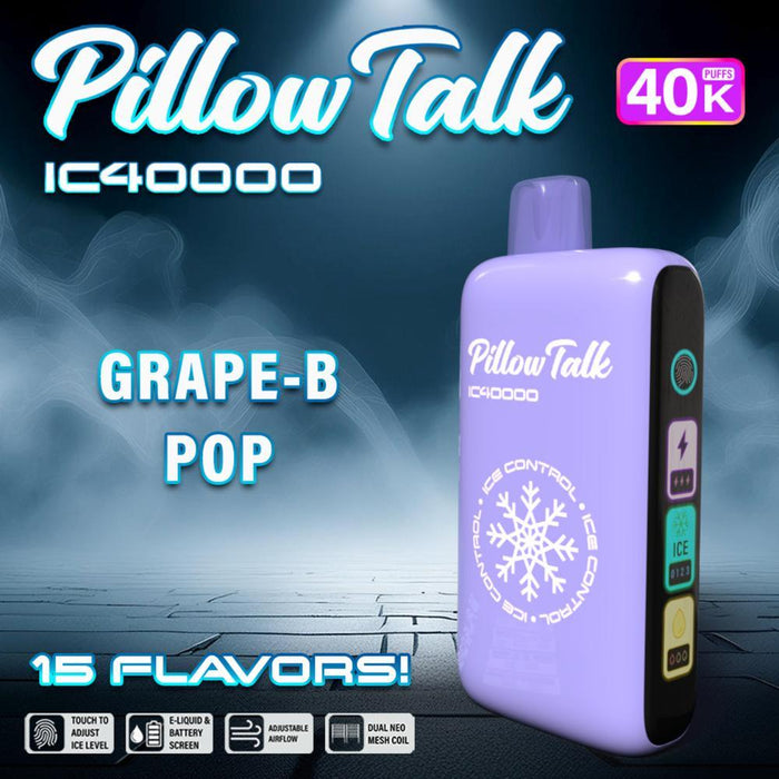 Pillow Talk Ice Control IC40000 Puffs Disposable