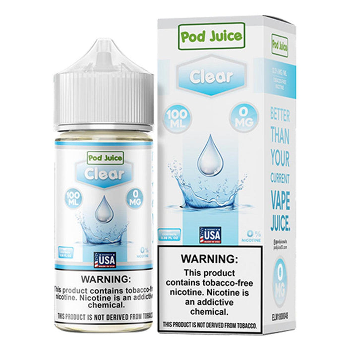 Clear - POD Juice E-Liquid 100ML