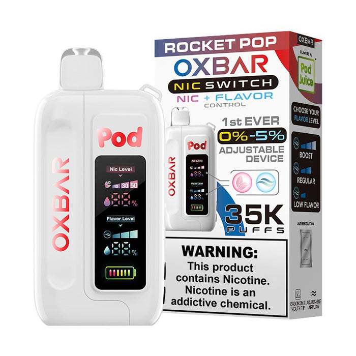 Pod Juice x OXBAR Nic Switch 35K Puffs Disposable