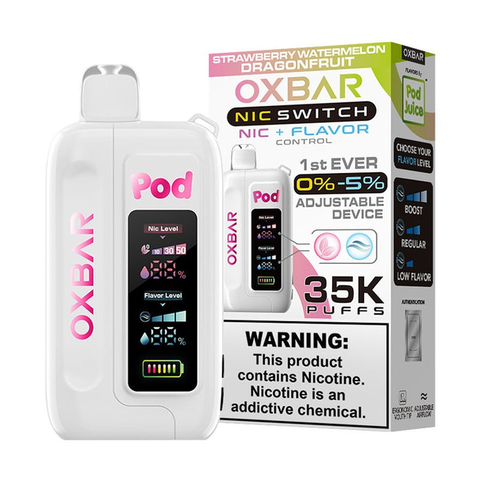 Pod Juice x OXBAR Nic Switch 35K Puffs Disposable