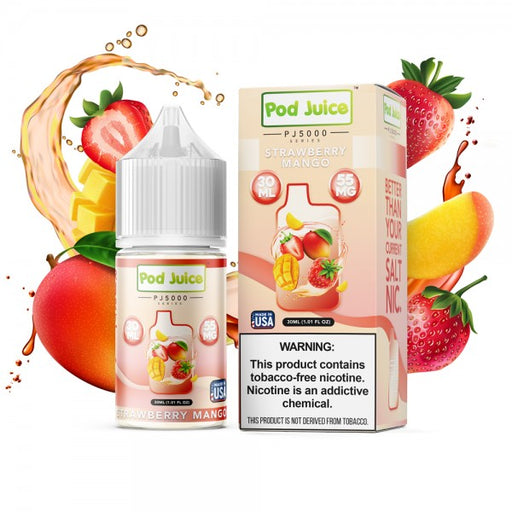 Strawberry Mango - Pod Juice PJ5000 Synthetic Salt 30mL - MyVpro