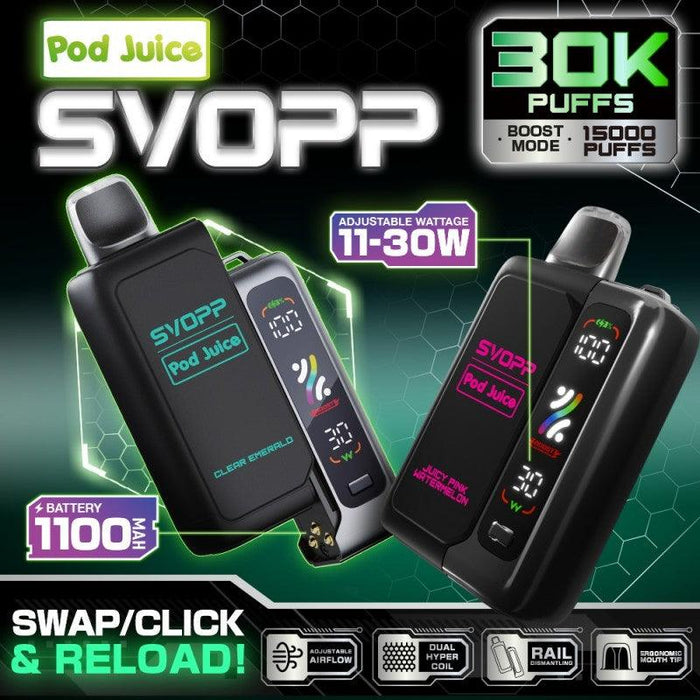 Pod Juice x SVOPP 30K Puffs Disposable Vape - 5% Nic