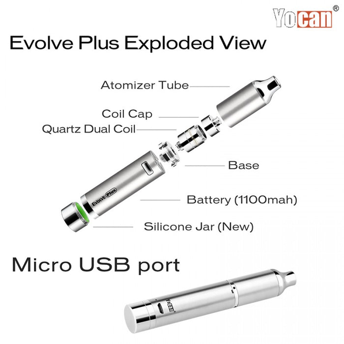 Yocan Evolve Plus Wax Vaporizer Pen