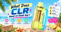 What Does CLR Mean on Geek Bar?