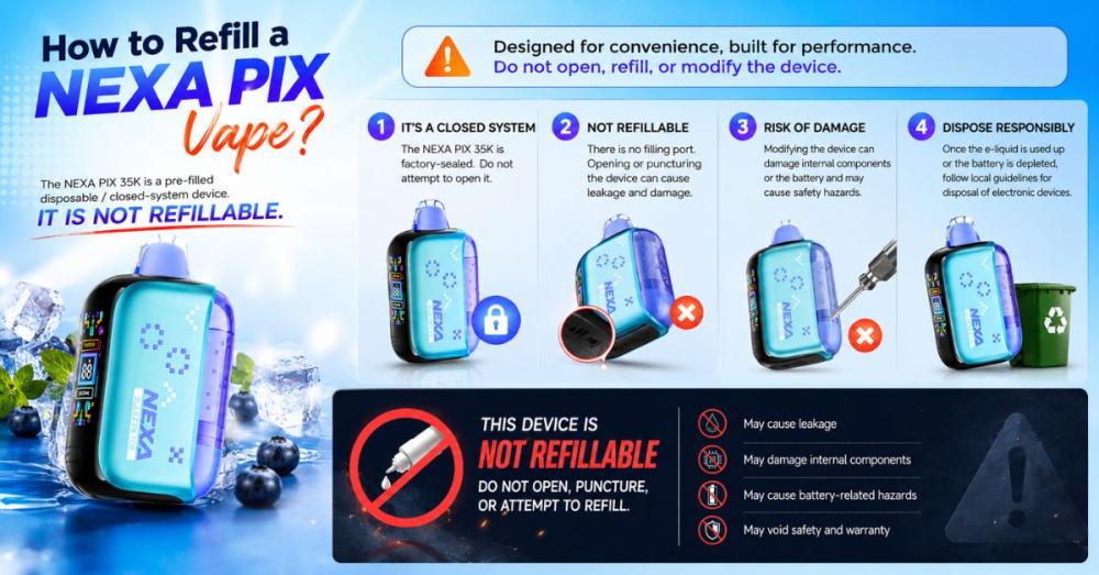 NEXA PIX 35K Disposable Vape 5% Review: Is It Worth It?