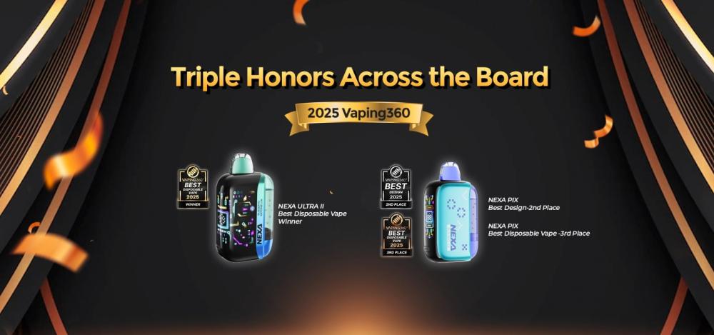 NEXA PIX NEXA FLEX and NEXA ULTRA II featured in the 2025 Versed Vaper Awards