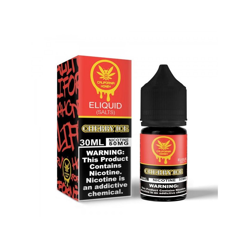 california cherry vape juice Cherry Ice - California Honey Salt 30mL | Icy Cherry Vape