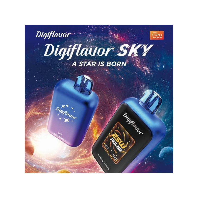 blue sky vape Digiflavor 25K Disposable Vuse Go Reload Pen Original Strawberry Flavour:Peach Ice / 2 Pack / 20mg