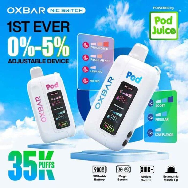 juice bar vape price OXBAR 35K Puffs Disposable – $12.99 Nic+Flavor Control Flavor:PINK LEMONADE Where to buy 6000 puffs E-Liquids & Vape Juice