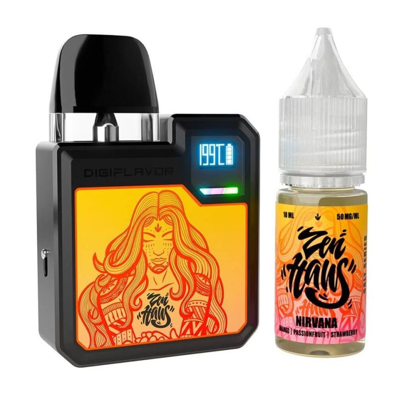 zen vape juice Geekvape Digi-Q Pod Kit | Haus E-liquid FLAVOR:STRAWBERRY ICE THCa Disposable Vape 25W Ultra Fast Charger