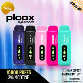 Ploox X 15K Disposable Hookah Vape 5% | Portable Shisha Device Ploox X 15K Disposable Hookah Vape 5% | Portable Shisha Device