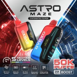 XBAR Astro Maze 50K Disposable Vape – 50K Puffs, Adjustable Nicotine