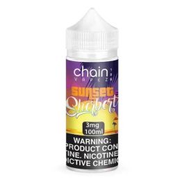 Sunset Sherbert - Chain Vapez 100mL | Exotic Fruit E-Liquid