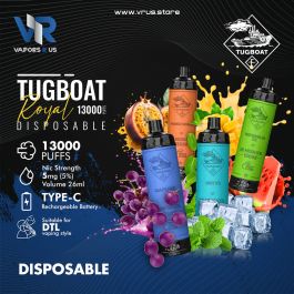 Z Bar Royal Tugboat 0% 13K Disposable Vape | Nicotine-Free High Puff
