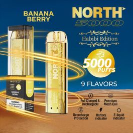 North Habibi Edition 5000 Disposable | Mesh Coil Rechargeable  Myvpro