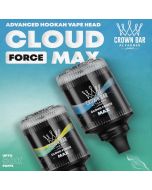 Al Fakher Crown Bar Cloud Force Max 50K Disposable E-Hookah Head 0.5%