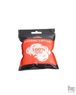 HellVape Organic Cotton 17g pouch: black bag with red label showing 100% natural cotton