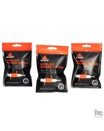 HellVape Shoelace Organic Cotton pouches: black bags with orange tops and lace graphic