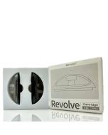 Open INMOOD Revolve box showing clear and black pod cartridges beside illustrated lid