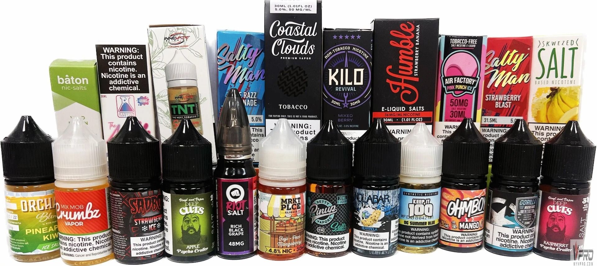 MYSTERY NICOTINE SALT E-LIQUID 60mL/120mL