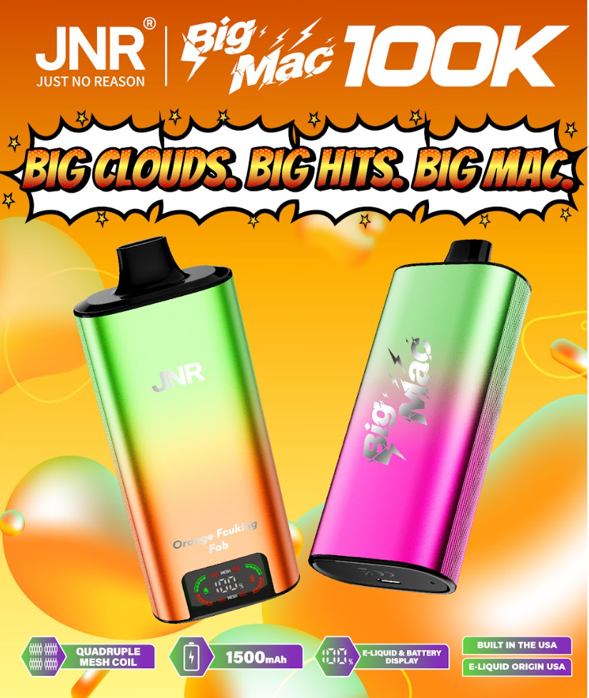 JNR Big Mac 100K Disposable Vape 5%