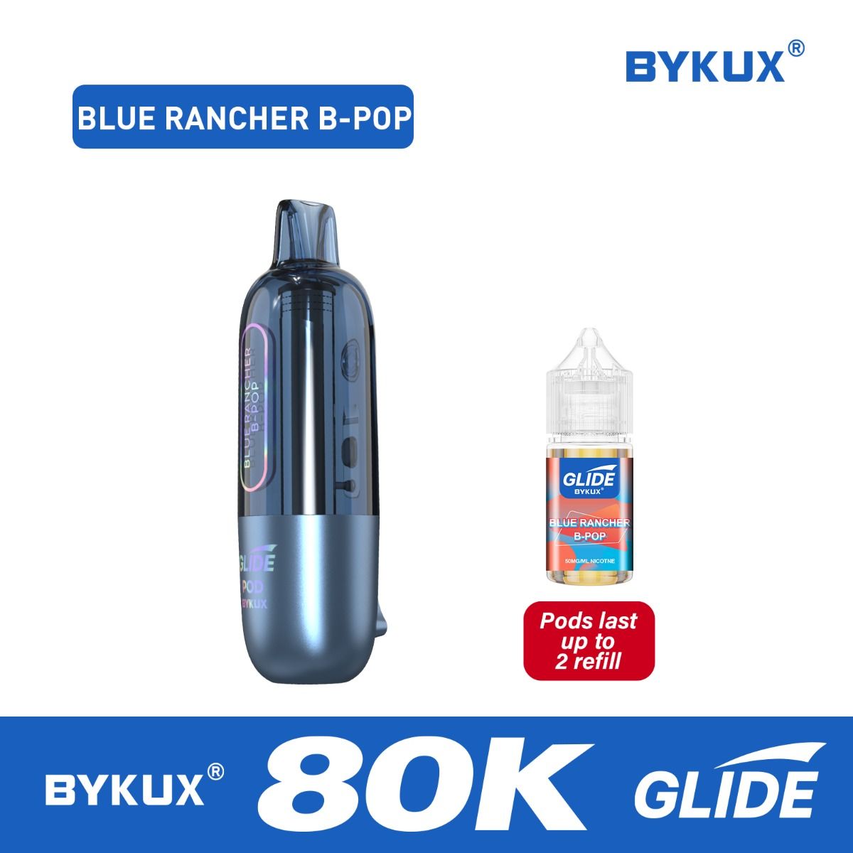 JNR Glide 80K Disposable Pod 5%