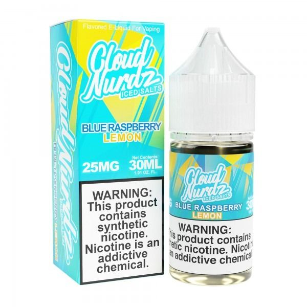 Iced Blue Raspberry Lemon - Cloud Nurdz Salts 30mL