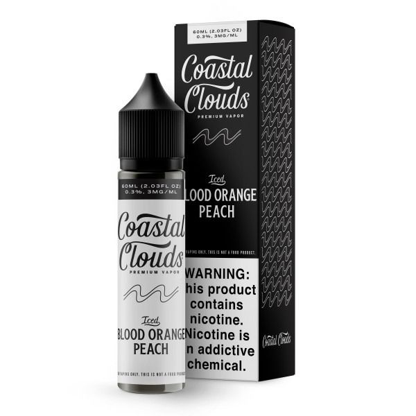 ICED Blood Orange Peach - Coastal Clouds Co. 60mL