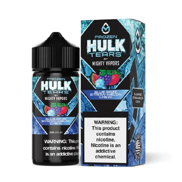 Frozen Blue Razz Straw-Melon Chew - Hulk Tear 100mL