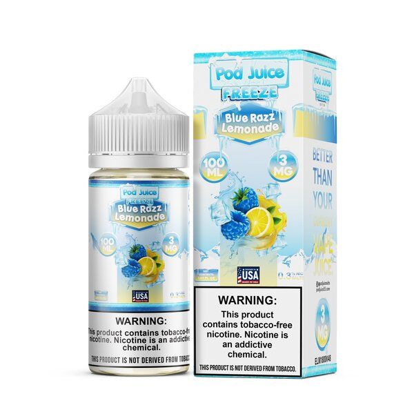 Blue Razz Lemonade Freeze - POD Juice 100mL