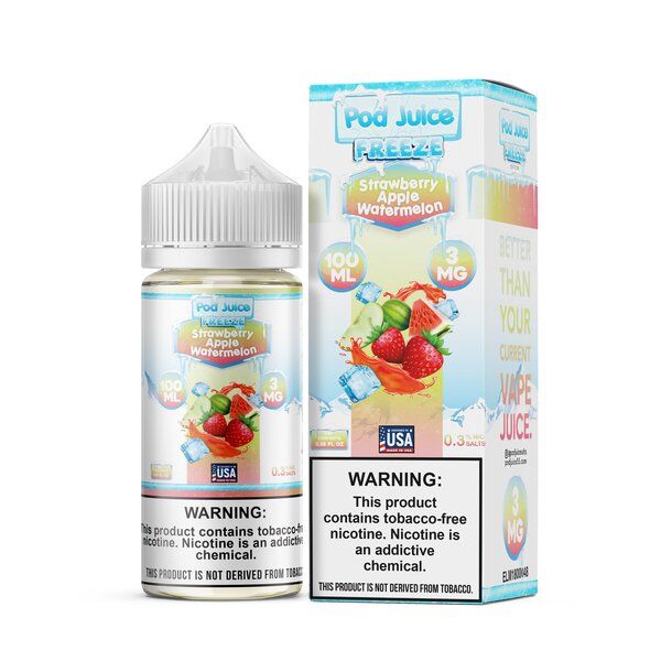 Strawberry Apple Watermelon Freeze - POD Juice 100mL
